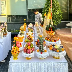 รับจัดงานทำบุญบ้าน, ทำบุญบริษัท, ทำบุญขึ้นบ้านใหม่, รับตั้งศาลพระพรหม, ศาลพระภูมิ, ศาลเจ้าที่