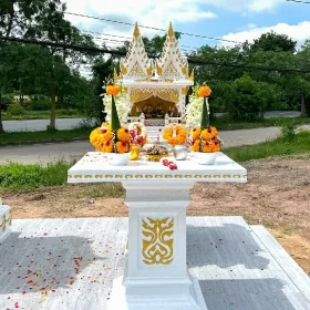 รับจัดงานทำบุญบ้าน, ทำบุญบริษัท, ทำบุญขึ้นบ้านใหม่, รับตั้งศาลพระพรหม, ศาลพระภูมิ, ศาลเจ้าที่