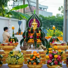 รับจัดงานทำบุญบ้าน, ทำบุญบริษัท, ทำบุญขึ้นบ้านใหม่, รับตั้งศาลพระพรหม, ศาลพระภูมิ, ศาลเจ้าที่