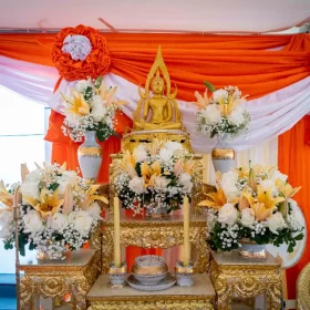 รับจัดงานทำบุญบ้าน, ทำบุญบริษัท, ทำบุญขึ้นบ้านใหม่, รับตั้งศาลพระพรหม, ศาลพระภูมิ, ศาลเจ้าที่